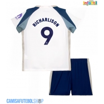 Camisa de time de futebol Tottenham Hotspur Richarlison #9 Replicas 1º Equipamento Infantil 2025-26 Manga Curta (+ Calças curtas)